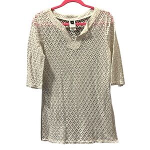 Laundry by Shelli Segal, sheer blouse